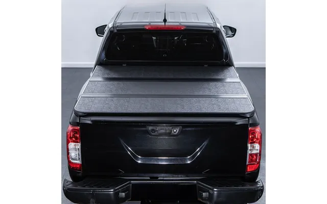 Nissan Navara D40 05-14 Black Tri-fold Hard Tonneau Cover