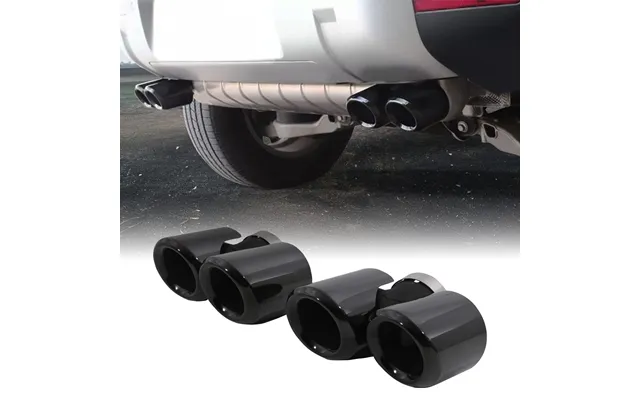 Predator4x4 Black Exhaust Tail Pipe Tips To Fit Land Rover Defender L663 2020