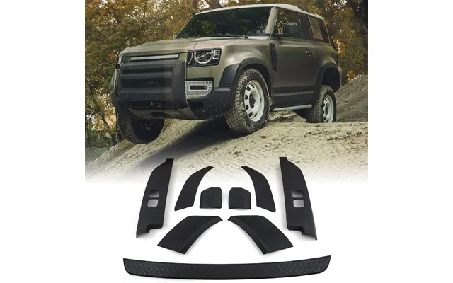 Predator4x4 Chequer Plate Trim Kit & Rear Bumper Protector To Fit Land Rover Defender L663 2020 product image