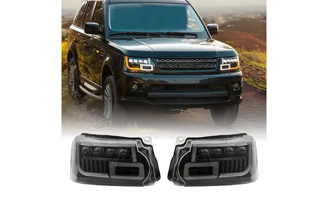 Predator4x4 Front Led Headlights To Fit Range Rover Sport L320 09-12