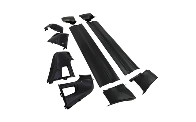 Predator4x4 Gloss Black Side Moulding Body Kit To Fit Land Rover Defender 90 L663 20 product image