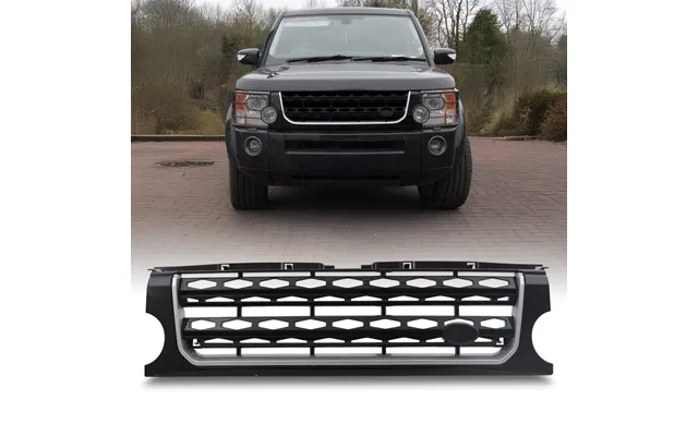 Predator4x4 Upgrade Black Grille With Silver Bar To Fit Land Rover Discovery 3 product image