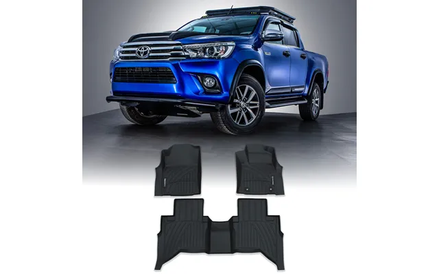 Toyota Hilux Revo 4 Door Automatic 2015 Rubber Floor Mats