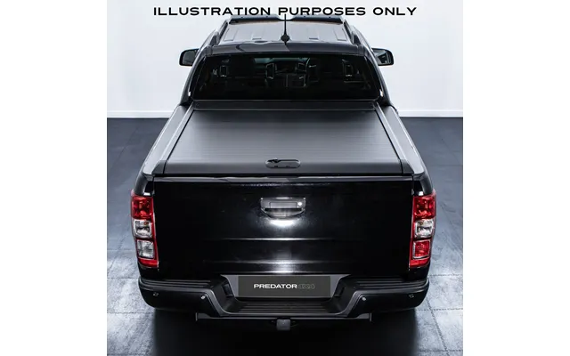 Toyota Hilux Revo Mk8 & Mk9 2015 Black Aluminium Roller Tonneau Cover
