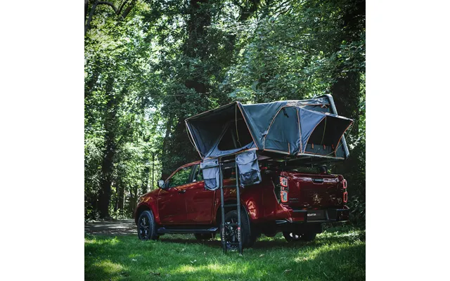Truck Bed Camping Tent With 270 Degree Side Awning & Heavy Duty Cross Bars