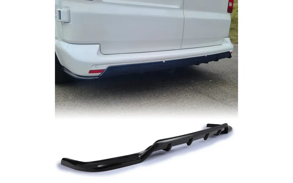 Volkswagen Multivan T7 2022 Gloss Black Rear Diffuser