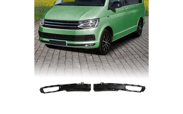 Vw Transporter T6 16-19 Gloss Black Fog Light Covers