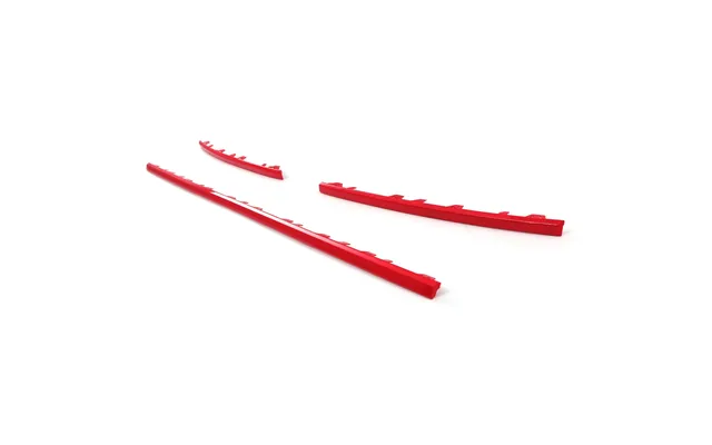 Vw Transporter T6 16-19 Red 5pc Upper & Lower Grille Trim Kit product image