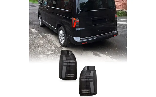 Vw Transporter T6 T6.1 15-24 Smoked Rear Led Tail Lights