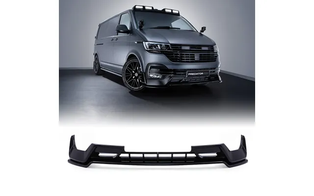 Vw Transporter T6.1 19-24 Gloss Black Front Splitter