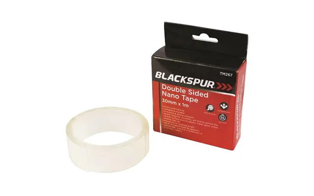 Blackspur Roll Of Double Sided Nano Tape Tape 1m X 30mm - Last One