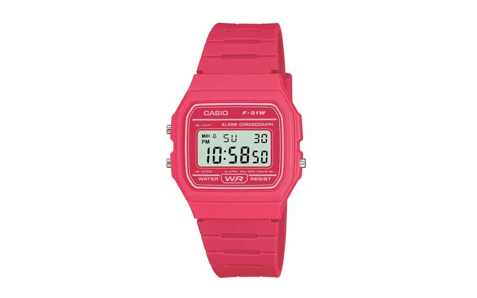 Casio Classic Digital Lcd Watch With Stopwatch, Timer, Alarm, Water Resistant - F-91wc-4aef