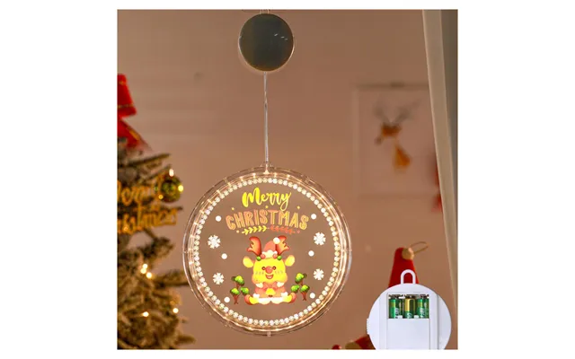 Evodx Led Christmas Hanging Light Indoor Battery Powered 20cm - Reindeer