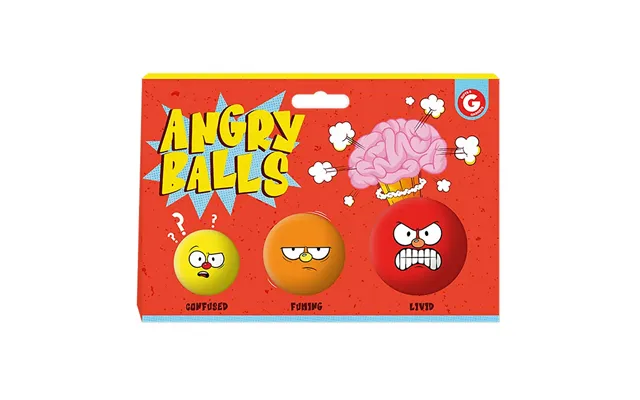Gifts & Gadgets Angry Face Stress Balls product image