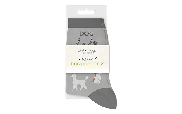 Gifts & Gadgets Dog Dad Socks - Grey