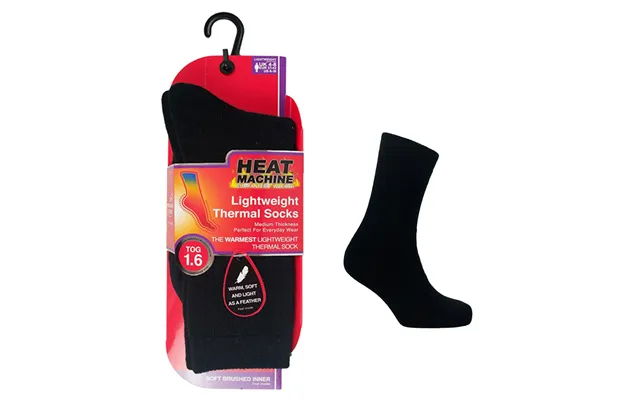 Heat Machine 1.6 Tog Ladies Thermal Socks Brushed Inside 1 Pair Pack Uk 4 - 8 product image