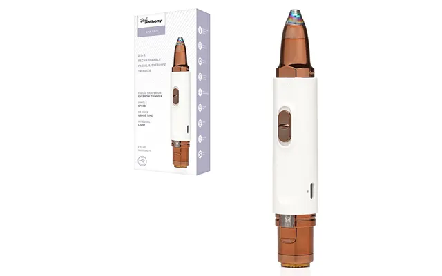 Paul Anthony Spa Pro Lithium Rechargeable 2in1 Facial & Eyebrow Trimmer product image