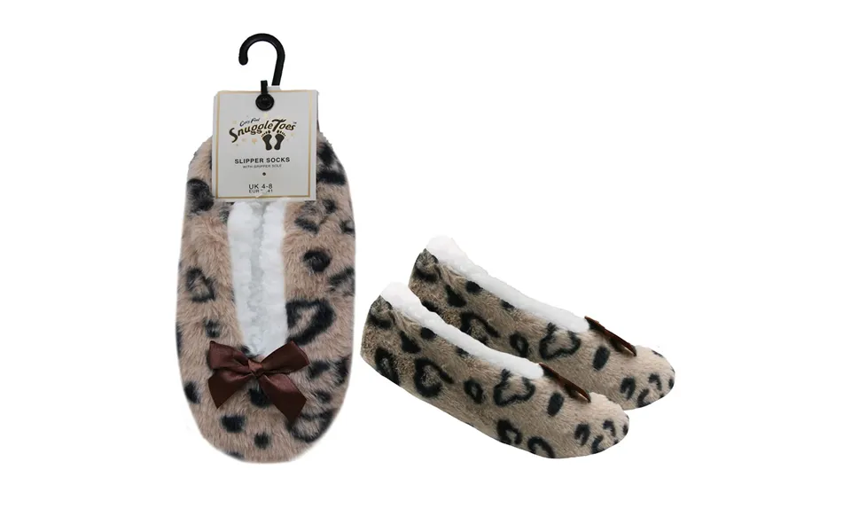 Snuggle Toes Cosy Soft Slipperette With Grips - Size 4-8