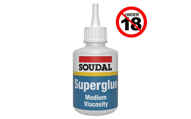 Soudal Fast Acting Super Strong Multi Purpose Super Glue Clear - 20g