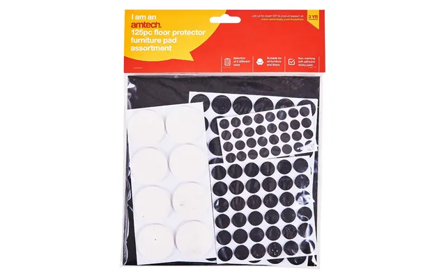 Amtech 125 Self-adhesive Floor Protector Pads