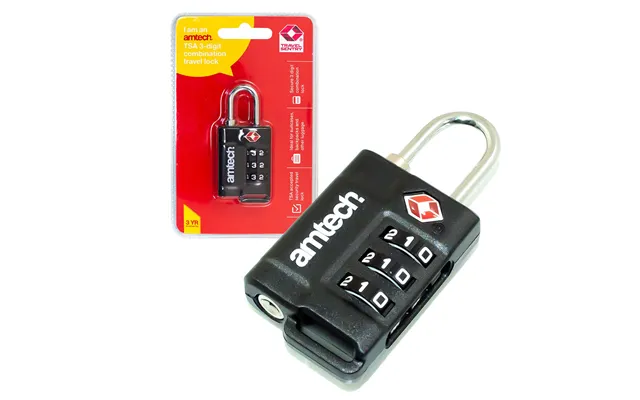 Amtech Tsa-approved Combination Travel Padlock