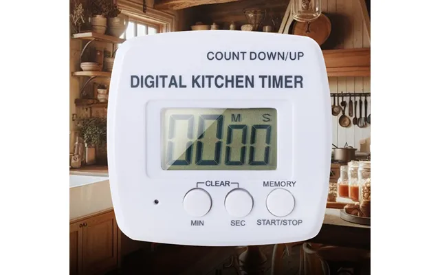 Ashley Digital Kitchen Timer - White