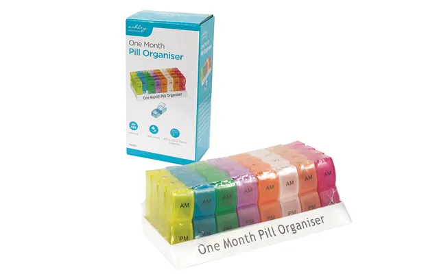Ashley One Month Pill Organiser - Twin Pack