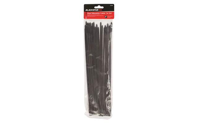 Blackspur Reusable Cable Zip Ties 36pcs