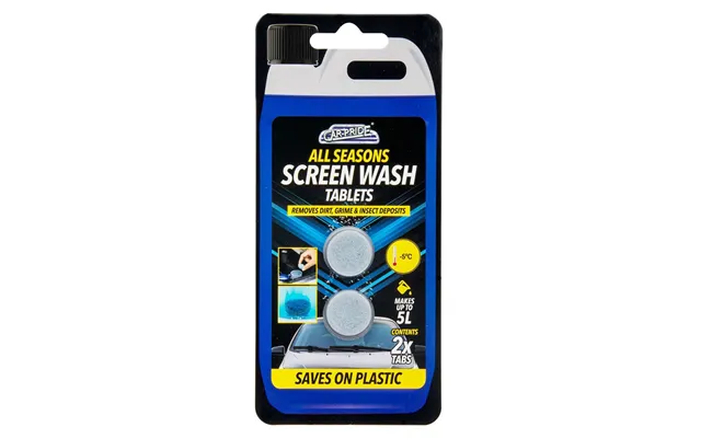 Car Pride Screen Wash Drop In Tabs 2pk