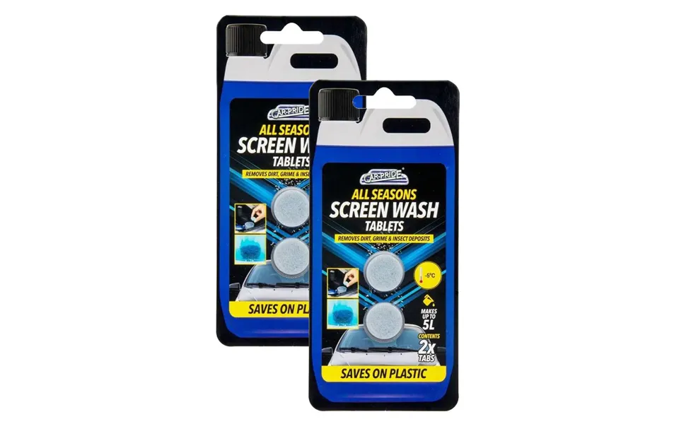 Car Pride Screen Wash Drop In Tabs 4pk