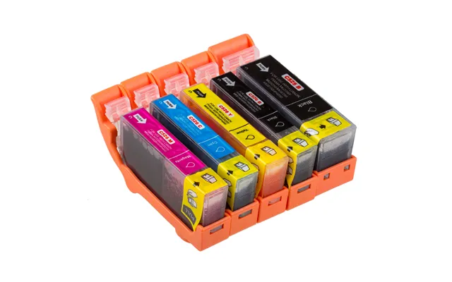 Compatible Pgi-525bk Cli-526 Ink Cartridge Multipack For Canon Cli-526 B C M Y 1 Pgi-525bk - Set Of 5