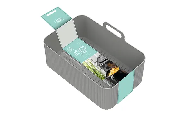 Cooke & Miller Air Fryer Rectangle Silicone Liner 20 X 12 X 7cm