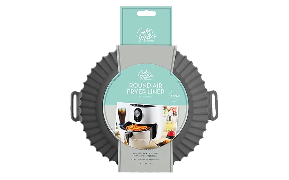 Cooke & Miller Air Fryer Round Silicone Liner 17.5cm X 5cm