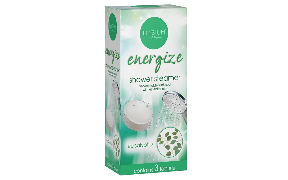 Elysium Essential Oil Shower Steamers 3pk - Eucalyptus Energize