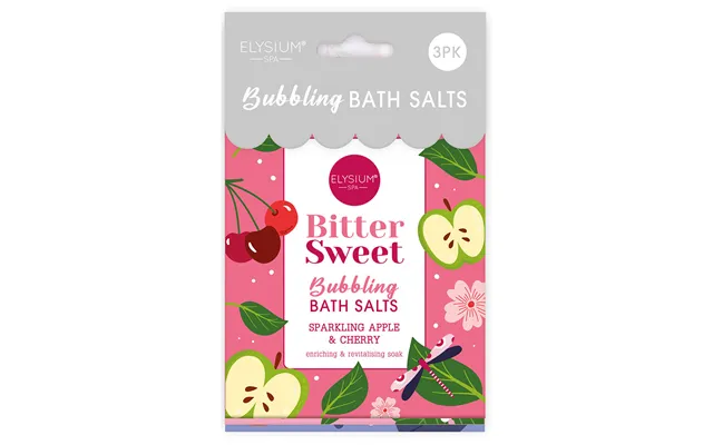 Elysium Spa 3 X 80g Bubbling Bath Salt Sachets
