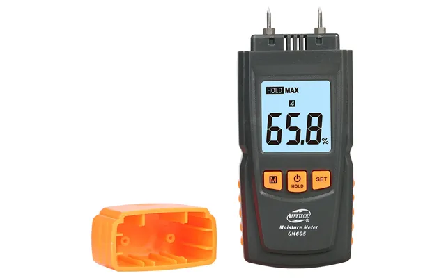 Evodx Digital Wood Brick Moisture Meter - Humidity Tester And Damp Detector