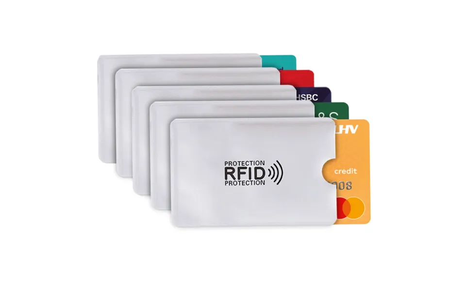 Evodx Rfid Credit Card Protector Pouches X 5 Pack