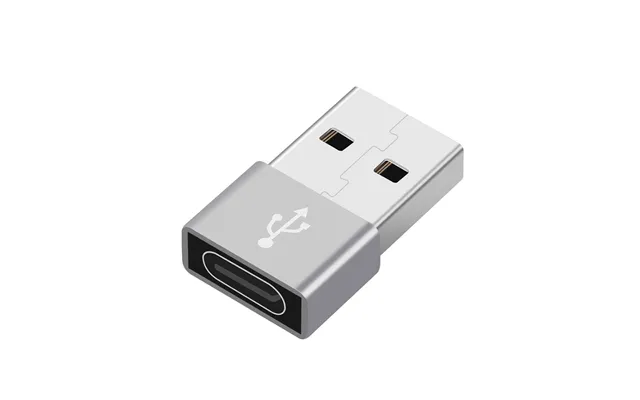 Evodx Usb A Male To Type C Female Charging Adapter - Silver