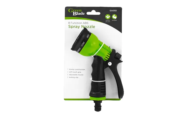 Green Blade Hose Abs Spray Nozzle - 8 Functions product image