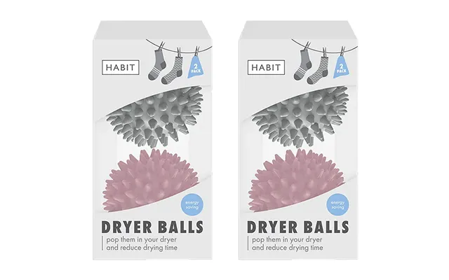 Habit Fabric Softening Tumble Dryer Balls - 2 Pack