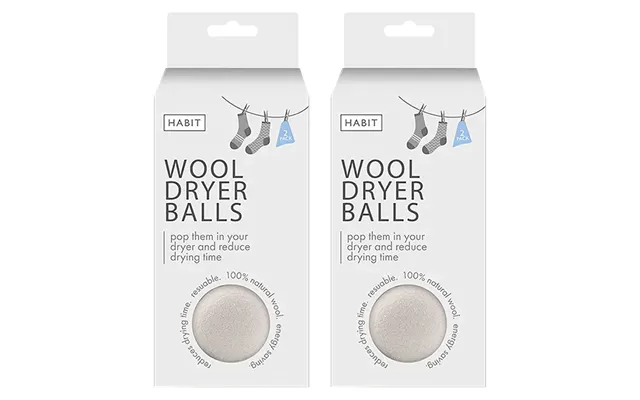 Habit Fabric Softening Tumble Dryer Balls - Wool