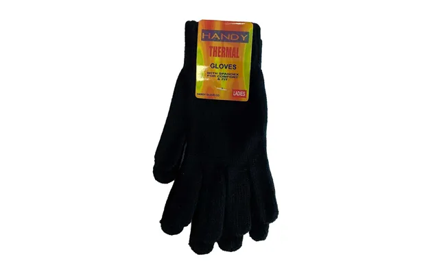 Handy Ladies High Quality Thermal Winter Gloves - Black