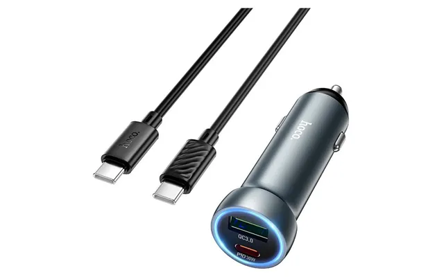 Hoco 2 Port Usb-a And Usb Type-c Car Charger - Last One