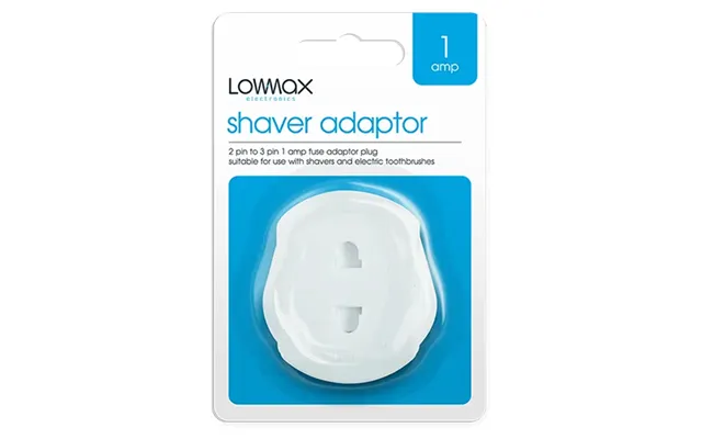 Lowmax Shaver And Toothbrush Adapter Uk Plug
