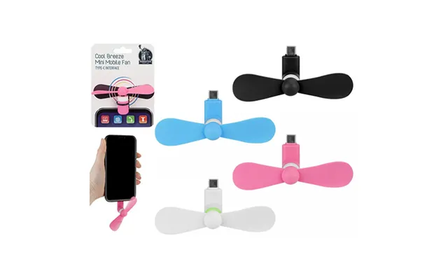 Mgc Handy Mini Mobile Fan Usb-c - White