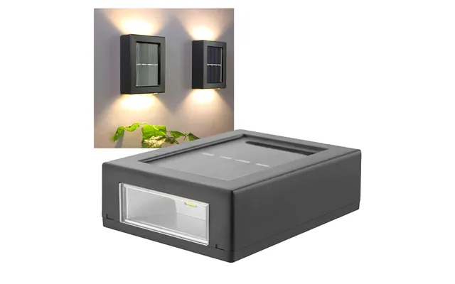 Orma Solar Up & Down Wall Mounted Light