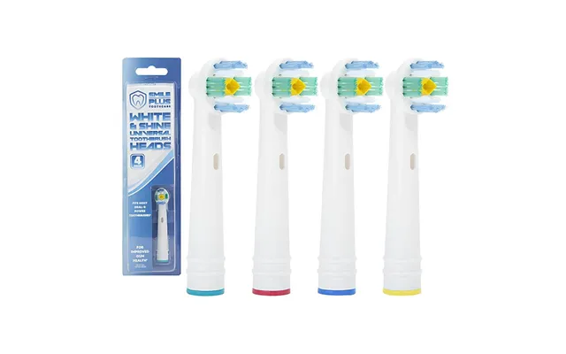 Smile Plus For Oral-b Compatible Toothbrush Heads - 4 Pack
