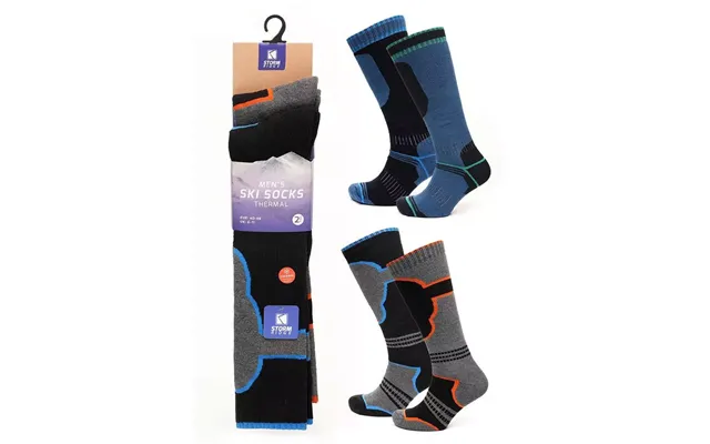 Storm Ridge Thermal Ski Socks 2 Pack - 6-11 product image