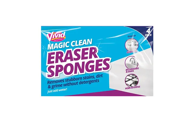 Vivid Multi-functional Magic Sponge Eraser - Pack Of 4 product image