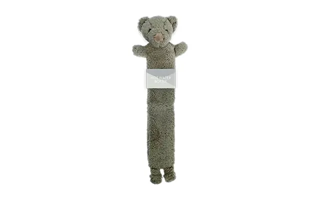 Winter Glow Sherpa Character Long Hot Water Bottle 1.5l - Grey